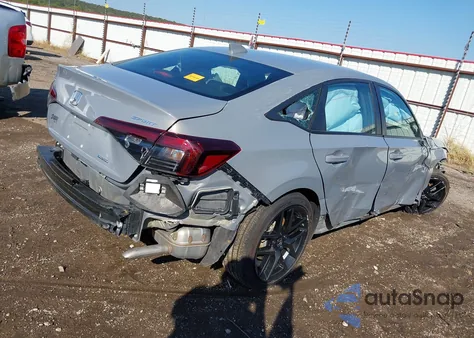 2025 Honda Civic Hybrid Sport/Sport Touring z USA, uszkodzony, nr VIN 2HGFE4F86SH311626